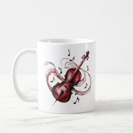 abstract violin kaffeetasse