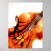 Abstract Violin Poster (Vorne)