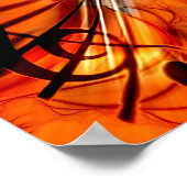 Abstract Violin Poster (Ecke)