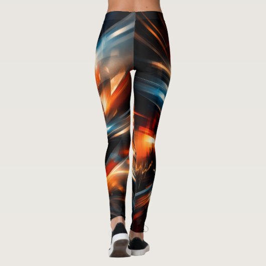Abstract Vision of Motion & Mind Leggings (Rückseite)
