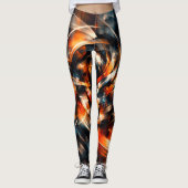 Abstract Vision of Motion & Mind Leggings (Vorderseite)