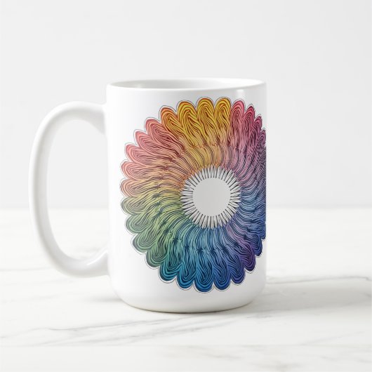 Abstract vivid mug kaffeetasse (Links)