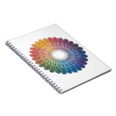 Abstract vivid notebook notizblock (Rechte Seite)