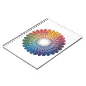 Abstract vivid notebook notizblock (Linke Seite)