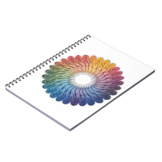 Abstract vivid notebook notizblock (Linke Seite)