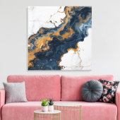 Abstract Wall Art Canvas – Modern Minimalist Leinwanddruck (Insitu (Wohnzimmer))