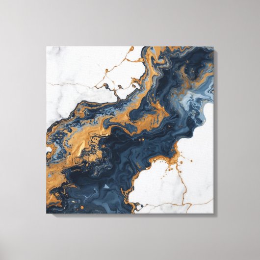 Abstract Wall Art Canvas – Modern Minimalist Leinwanddruck (Vorderseite)