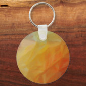 Abstract Warmth: Impressionist Mosaic Schlüsselanhänger (Vorderseite)