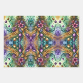 Abstract Watercolor Christmas Geschenkpapier Set (Vorderseite 3)