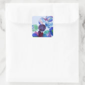 Abstract Watercolor Floral Sticker (Tasche)