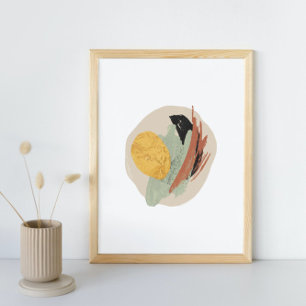 Abstract Watercolor Geometrical, Abstract, Minimal Poster