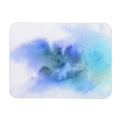 Abstract watercolor hand painted background 9 magnet (Horizontal)