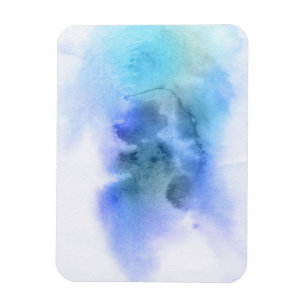 Abstract watercolor hand painted background 9 magnet
