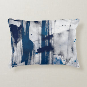 Abstract watercolor on paper. Colorful art texture Dekokissen