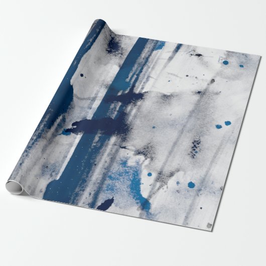 Abstract watercolor on paper. Colorful art texture Geschenkpapier (Ungerollt)