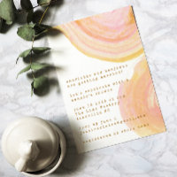Abstract Watercolor Paint Swirl Paare Shower