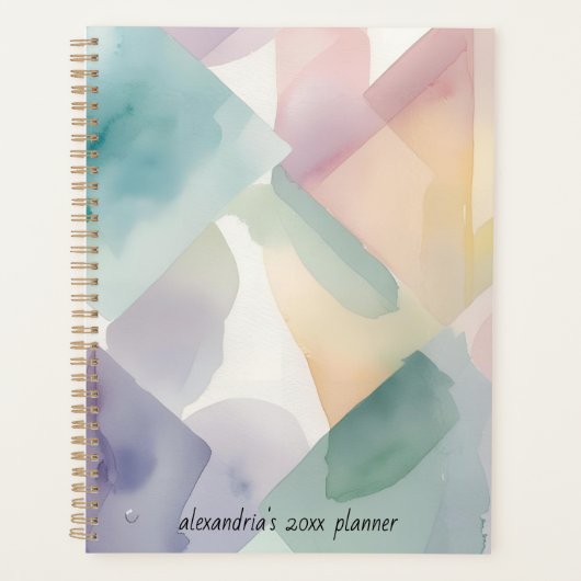 Abstract Watercolor  Planer (Vorderseite)