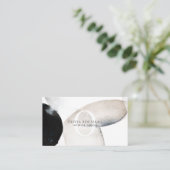 Abstract Watercolor Shapes Interior Designer Visitenkarte (Stehend Vorderseite)