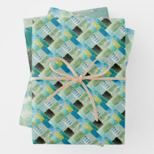 Abstract watercolor window by Paul Klee