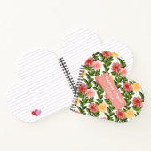 Abstract Watercolour Florals Notebook Clear Notizblock (Innenseite)