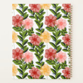 Abstract Watercolour Florals Planner Planer (Rückseite)