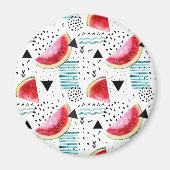 Abstract Watermelon Pattern Magnet (Vorne)