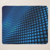 Abstract wave design blue sherpadecke (Vorderseite (Horizontal))