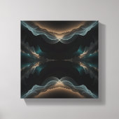 Abstract Wave Energy Canvas Art Leinwanddruck (Vorderseite)