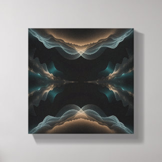 Abstract Wave Energy Canvas Art Leinwanddruck