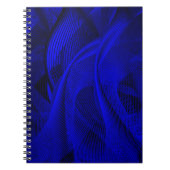 Abstract wave lines notizblock (Vorderseite)