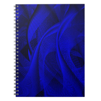 Abstract wave lines notizblock