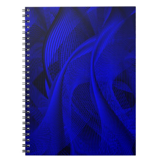 Abstract wave lines notizblock (Vorderseite)