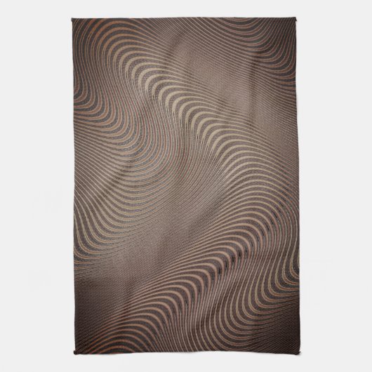 Abstract Waves Kitchen Towel Geschirrtuch (Vertikal)