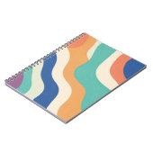 Abstract Waves Notizblock (Linke Seite)