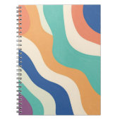 Abstract Waves Notizblock (Vorderseite)