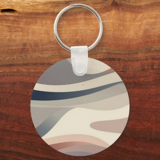 Abstract Waves  Schlüsselanhänger (Rückseite)