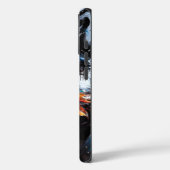 Abstract Wild Spirit Wolf Case-Mate iPhone Hülle (Rückseite / Links)