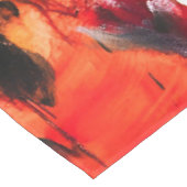 Abstract Wild Spirit Wolf Tischdecke (Schrägansicht)