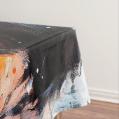 Abstract Wild Spirit Wolf Tischdecke (Beispiel)