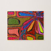 Abstract Window & Stain Glass Puzzle (Horizontal)