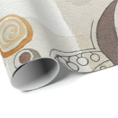 Abstract with ethnic elements geschenkpapier (Rolleneckpunkt)