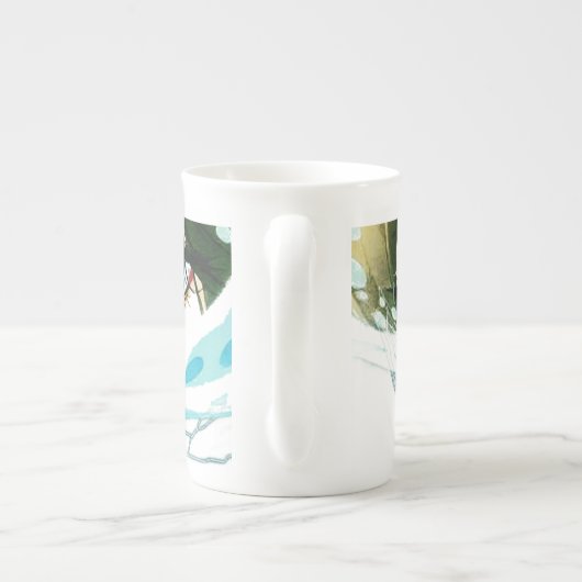 abstract women face porzellantasse (Rückseite)