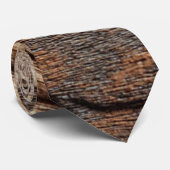 Abstract Wood Grain Neck Tie Krawatte (Gerollt)