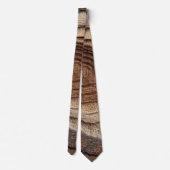 Abstract Wood Grain Neck Tie Krawatte (Rückseite)