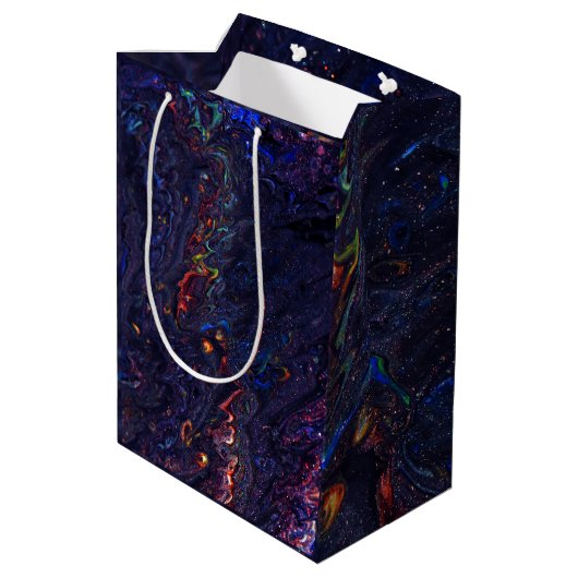 Abstract Wraps 4 Mittlere Geschenktüte (Rückseite Schrägansicht)