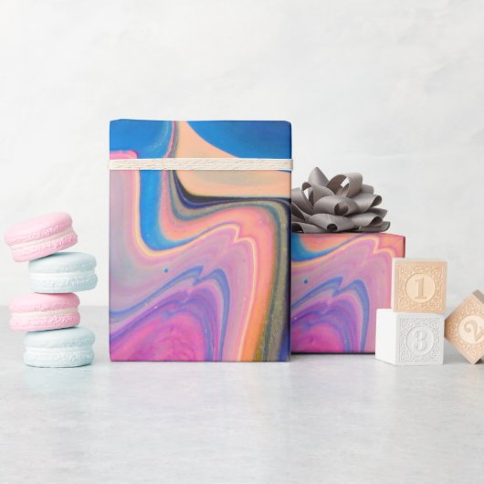 Abstract Wraps 6 Geschenkpapier (Babyparty)