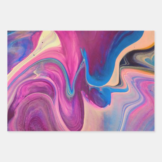 Abstract Wraps 6 Geschenkpapier Set (Vorderseite 3)