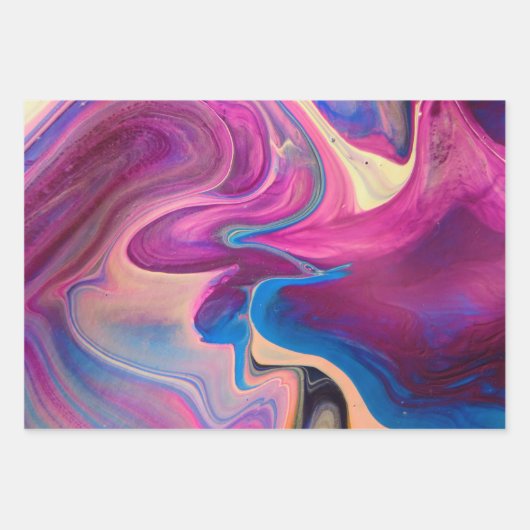 Abstract Wraps 6 Geschenkpapier Set (Vorderseite)