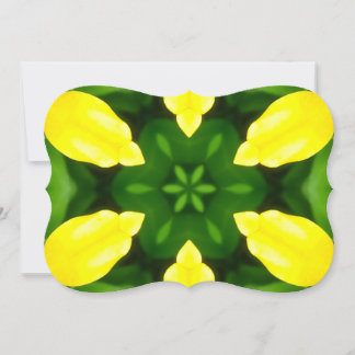 ABSTRACT YELLOW AND GREEN DRAWING. SAMER BRASIL. 3 EINLADUNG