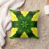 ABSTRACT YELLOW AND GREEN DRAWING. SAMER BRASIL. 3 KISSEN (Decke)